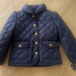 Girls Ralph Lauren Kids Navy Puffer Jacket- 3T NWT